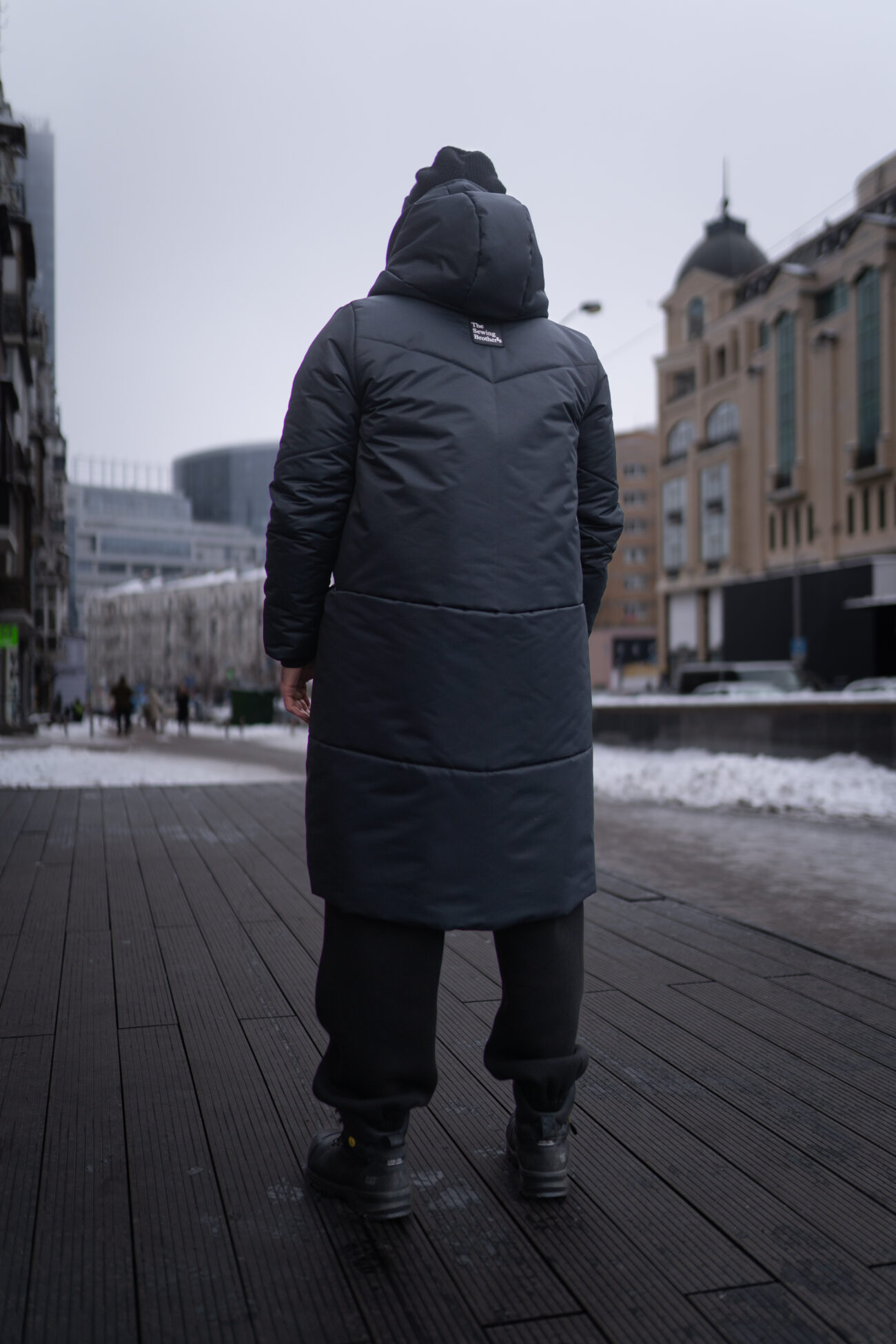 winter long jacket X-term black – The Sewing Brother's — official